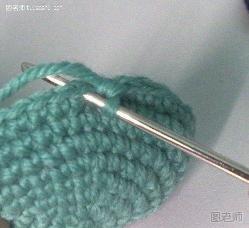 毛线收纳篮编织方法2
