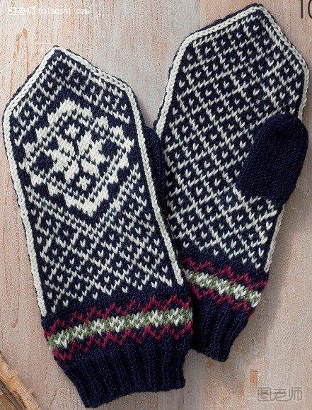 毛线手套的编织方法1