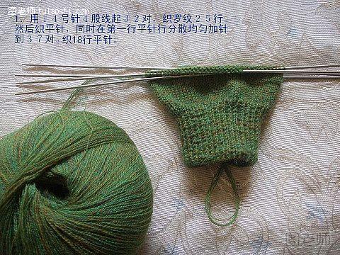 毛线手套的编织方法1