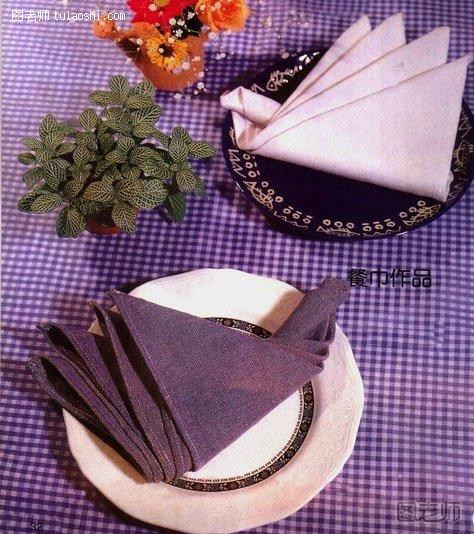 用餐巾折叠艺术之大雁的方法