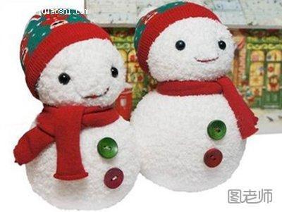 圣诞,雪人,袜子娃娃