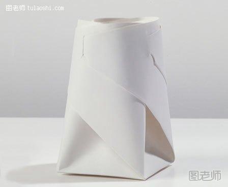 折纸花瓶制作图解2