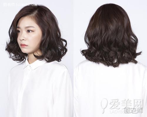  2015韩式中长发发型 烫卷更显迷人气质 