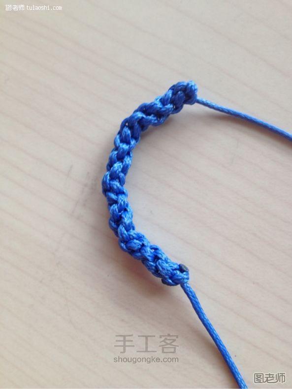 蓝色星月手链——作为螃蟹给王俊凯的 DIY手工 第2步