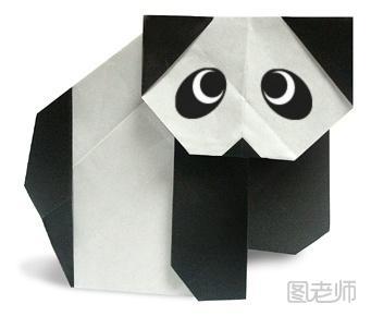 熊猫的折纸方法