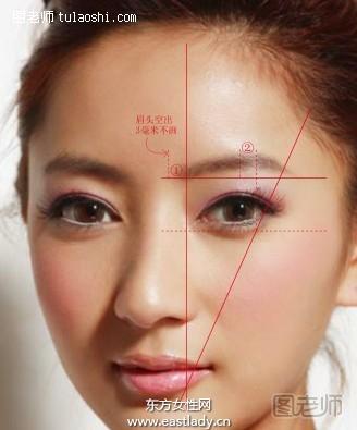 化妆教程之打造最佳眉形法则