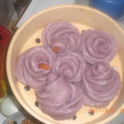 紫玫瑰馒头的做法[图]