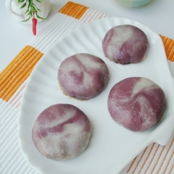 紫薯糯米煎饼的做法[图]
