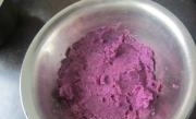 紫薯双色切馒头的做法图解3