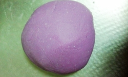花朵紫薯饼的做法图解2