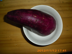 紫薯饭的做法图解1