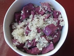 紫薯米饭的做法图解2