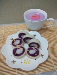 超简单紫薯燕麦卷