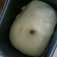 豆沙花朵面包：1