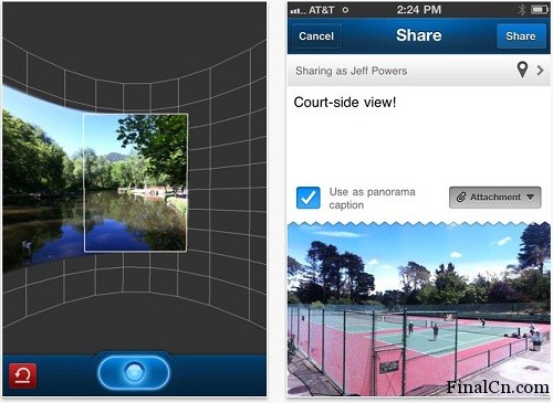 智能手机全景拍摄应用推荐：360 panorama 图老师