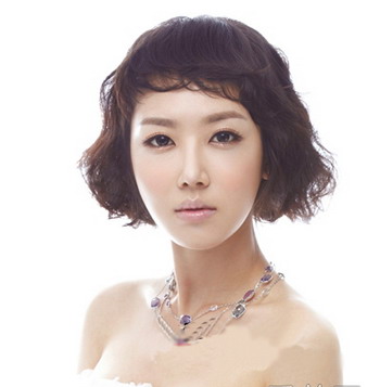 短发韩式新娘发型 图老师