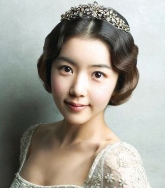 韩式最美短发新娘造型 图老师