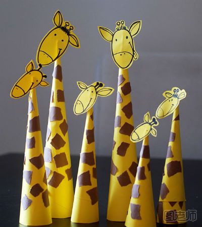 怎样制作纸长颈鹿 做纸长颈鹿的教程