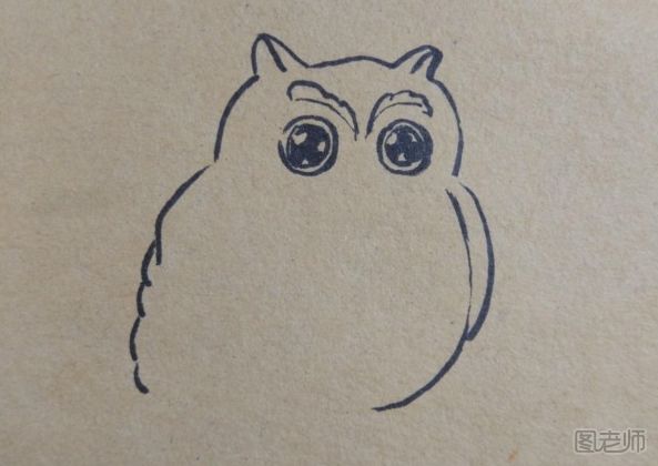 怎么画【简笔画】怎么画一只可爱的猫头鹰